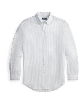 Camisa de lino Custom Fit blanco M - Ralph Lauren - FashionsVida