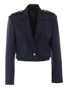 Mulberry giacca corta manna blu