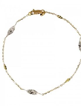 Bracciale da donna Oro giallo e bianco 803321724449