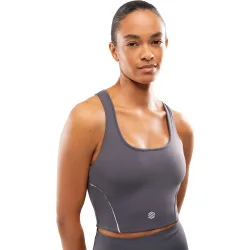 Sujetador running mujer Angkor Gray