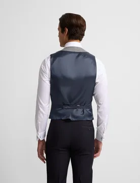 Chaleco de traje chaque principe de gales gris - Silbon - FashionsVida