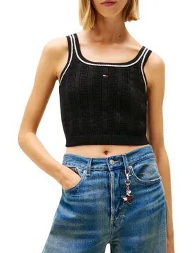 Damen Top Schwarz 506698