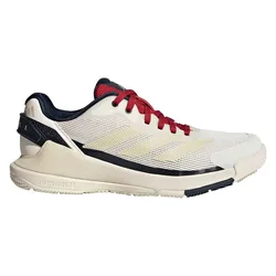 Crazyquick Ls Padel Shoes Chalk White / Ice Gold Met / Team Victory Red UK 4
