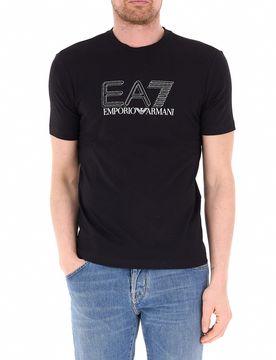 T-shirt girocollo NERO S