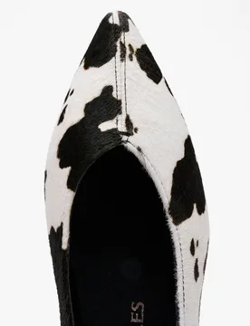 Bailarinas de mujer planas con estampado de vaca - Pedro Miralles - FashionsVida