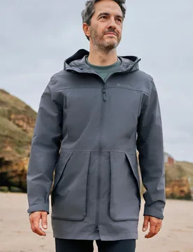 Harbour Mens Waterproof Jacket - Grey - Mountain Warehouse - FashionsVida