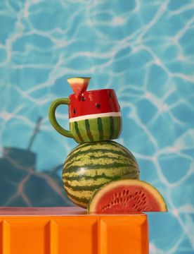 Tazza con motivo di anguria - multicolor