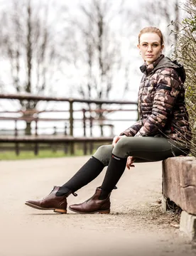 Damen Stiefelette FLORENTINA FZ brown 37 - Suedwind - FashionsVida