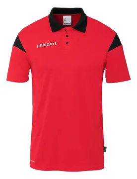 Polo à Manches Courtes Squad 27 Red / Black 2XL