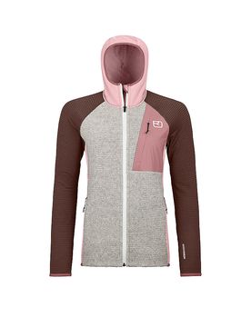 Veste polaire à capuche Classic Knits rose M