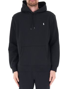 Felpa con cappuccio POLO NERO S