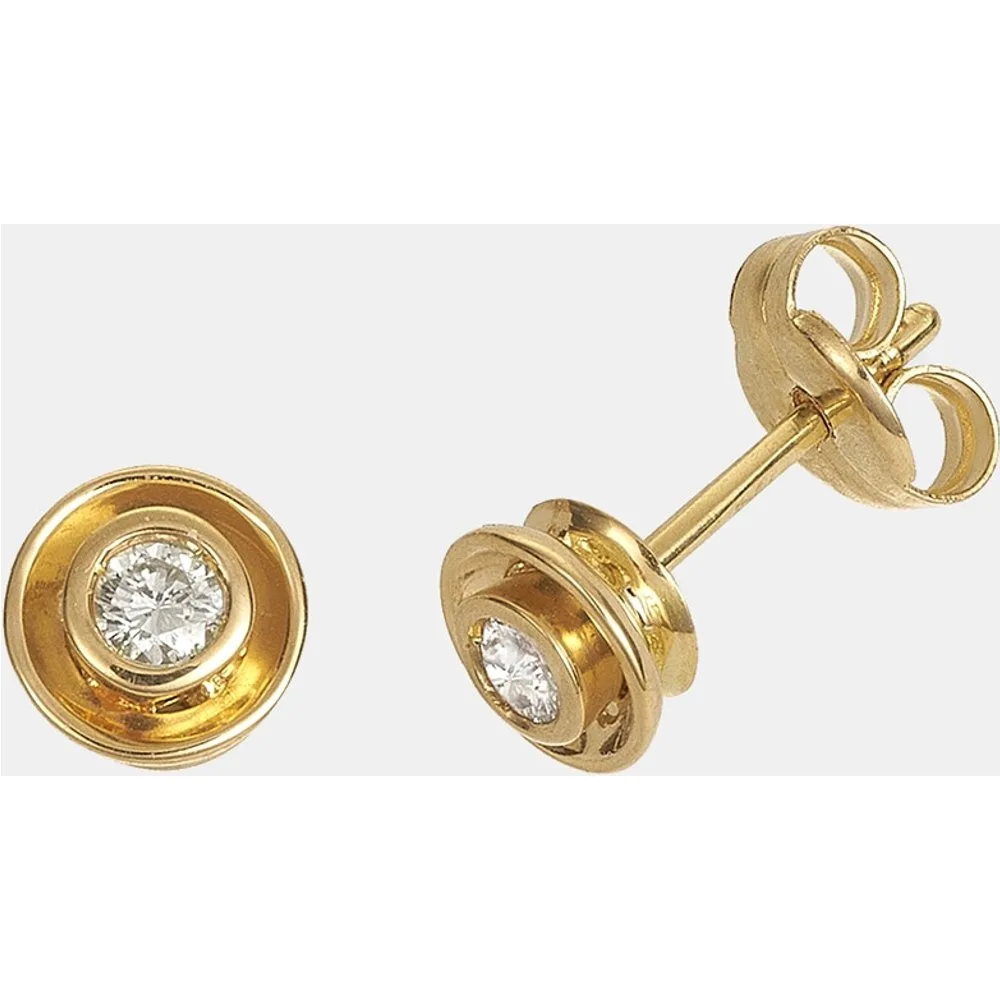 Pendientes de oro y diamantes - El Corte Inglés - FashionsVida
