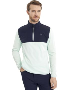Golf Layer Atlantic Hybrid HZ, mint/navy xl