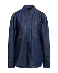 Jeanshemd Damen Blau M Damen