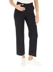 LINKS Pantalone wide leg NERO 42