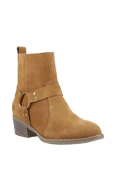Iria Buckle Boot - Tan - Size: 8