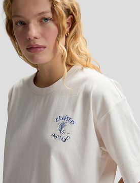 Relaxed Crafted Tee Ecru Größe S female