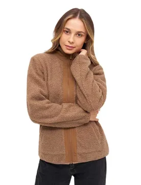Franka Full Zip Fleece Camel S Women - Sea Ranch - FashionsVida