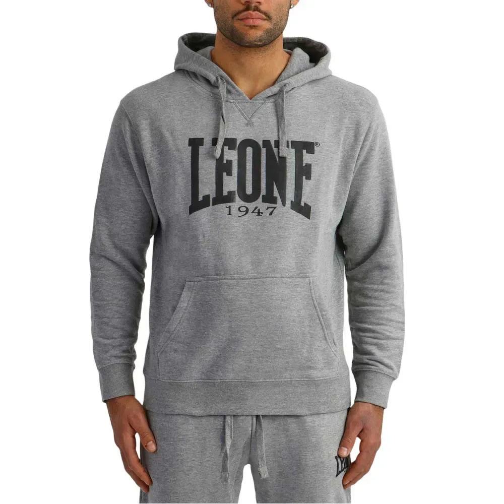 Sweat à Capuche Logo Grey L - Leone1947 - FashionsVida