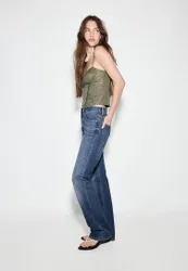 D98 Straight-Fit-Jeans im Vintage-Look MITTELBLAUER DENIM-WASHED-LOOK 40