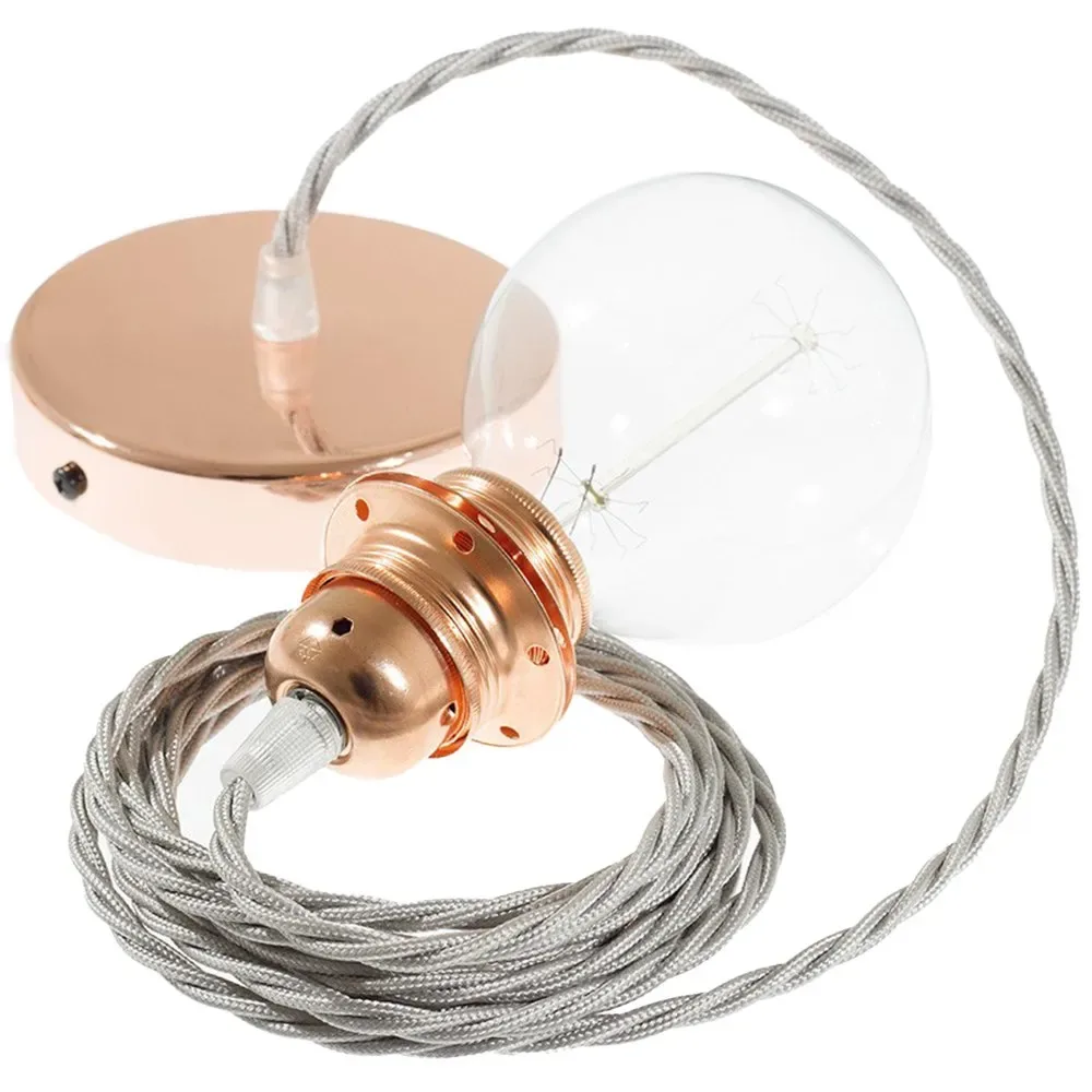 Cables Lampe Suspendue Pendel Pour Abat-jour Tm02 1 M Silver / Copper One Size - Creative - FashionsVida
