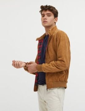 Para hombre. BRCPS0939UT2623 Chaqueta de Piel G9 (S), Casual