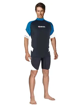 Rash Guard Manches Courtes Rash Guard Loose Fit Blue S