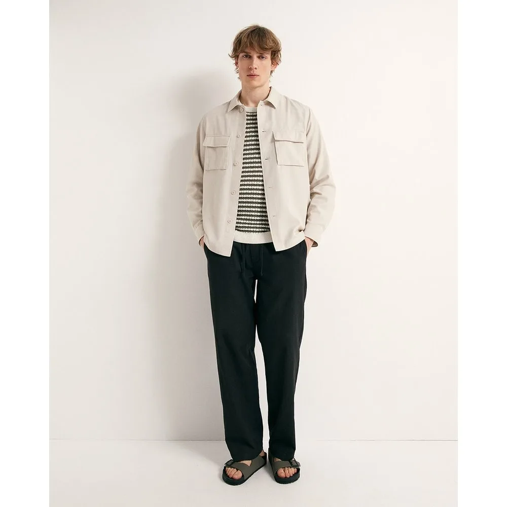 Sfera - Sobrecamisa lino algodón - Sfera - FashionsVida