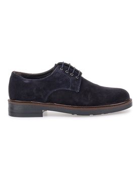 Stringate blu in pelle scamosciata 600 42