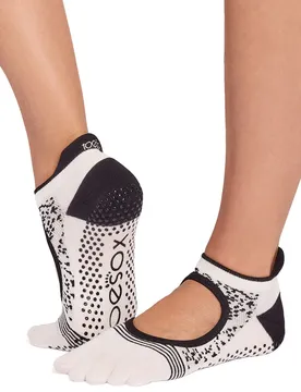 Chaussettes Full Toe Bellarina Tec Pilates Grip Bone EU 39-42 1/2