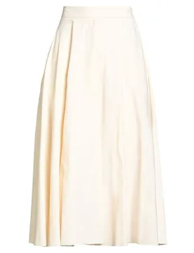 Midi-Rock Damen Elfenbein 34 Damen - White Sand - FashionsVida