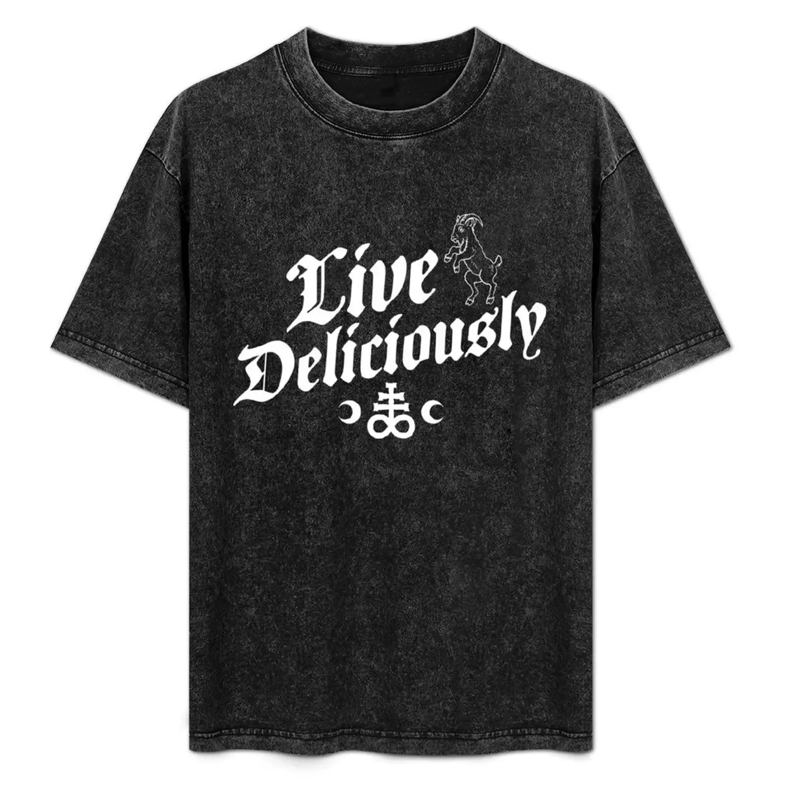 Live Deliciously T-Shirt Soft Basic Cotton Short Sleeve Tee - Aliexpress - FashionsVida