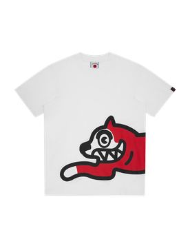 Jumbo Running Dog T-Shirt - White