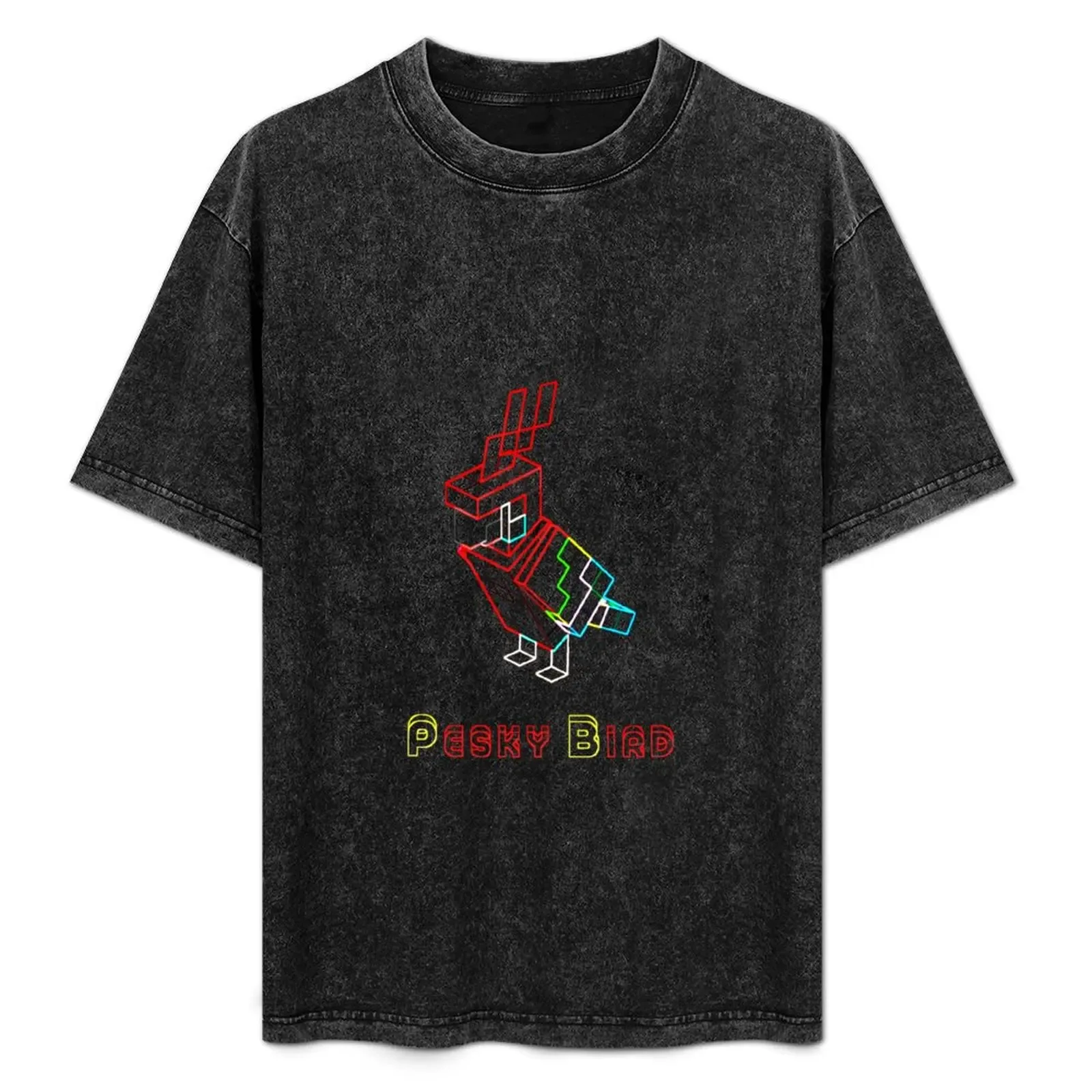 Grian pesky bird T-Shirt Basic Solid Color Short Sleeve Cotton Top - Aliexpress - FashionsVida
