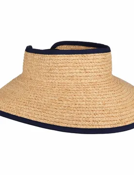 Contrast Edge Visor by - nature-navy - Damen - Size: One Size - Lierys - FashionsVida