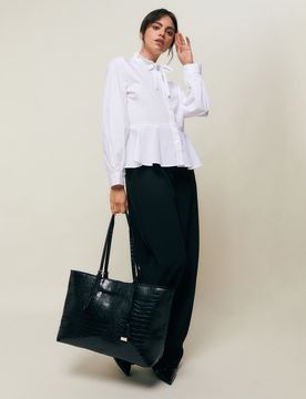 Idalia Grand sac shopper imprimé animalier