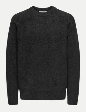 Strickpullover ONSDALE Schwarz XXL - ONLY & SONS - FashionsVida