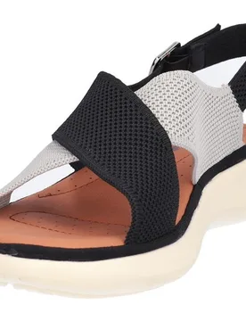 Sandalias de tiras de mujer con cierre de hebilla en liso - Kangaroos - FashionsVida
