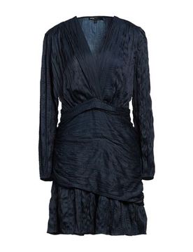 Midi-Kleid Damen Nachtblau 32,34,36,38,40 Damen