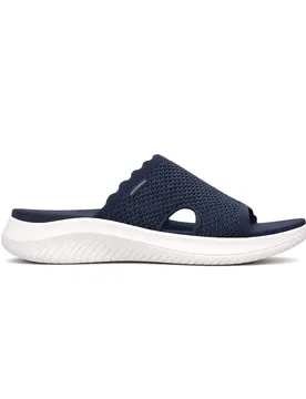 Ultra Flex 3.0 Sandal-Bring I Womens Sliders Navy Textile - Size Uk 5 - Skechers - FashionsVida