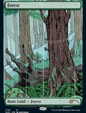 Forest (Foil) (Secret Lair - Kozyndan: The Lands) Secret Lair Drops - Magic: The Gathering - FashionsVida