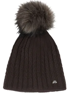 Damen Mütze Fellbommel, dark coffee 55/57 - Pikeur - FashionsVida