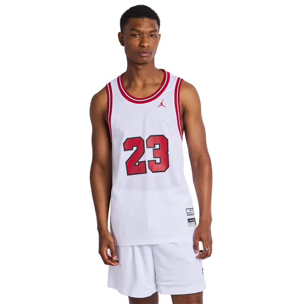 Essentials Men Jerseys/Replicas - White - Size M - Poly Mesh - White - Size: Medium - Jordan - FashionsVida