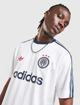 Mens Maglia All Over Print - Bianco, bianco bianco Uomo taglia L - Adidas - FashionsVida