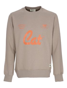 Felpa Leggera Girocollo Uomo Open House Crewneck Chateau Grey