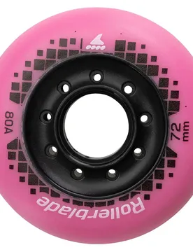 Roues De Patins Apex Xc 4 Unités Pink 68 mm / 80A unisex