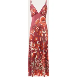 Vestido midi estampado