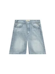 Essentials jorts pantaloni corti di jeans con vestibilita ampia - Light blue