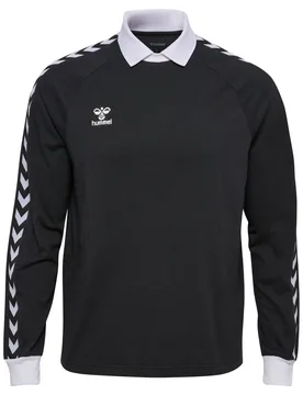 Langärmeliges Polo-Shirt Root - Noir - unisex - Size: M - Hummel - FashionsVida