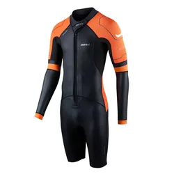 Costume Da Swimrun A Manica Lunga E Gamba Corta Versa Black / Orange L